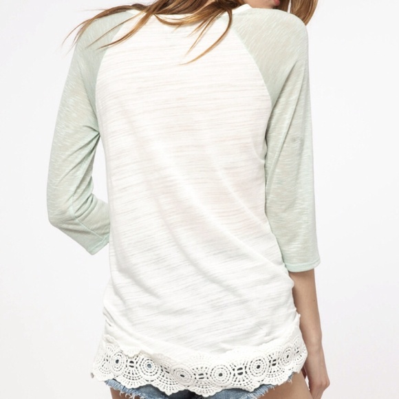 SALE || The Lace Tee - Picture 3 of 4