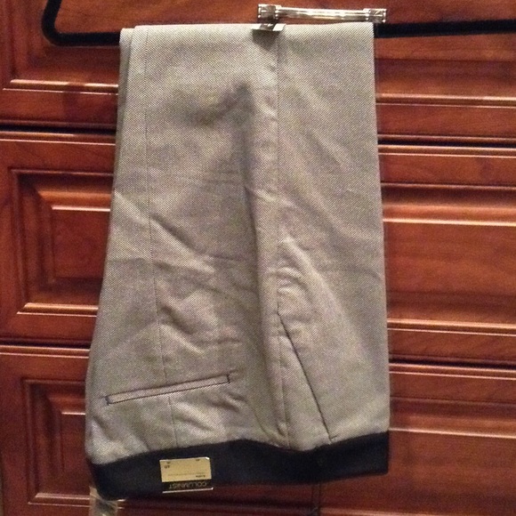 Express colomnist black and white pants