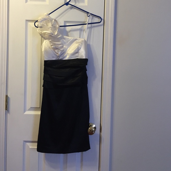 Black and white dress