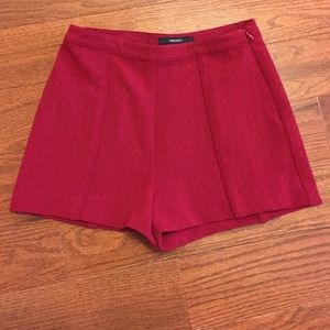 Red Soft Shorts