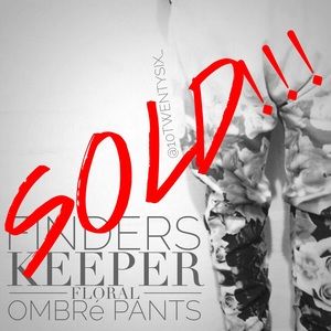 Finders Keepers "Shake it Out" Pants