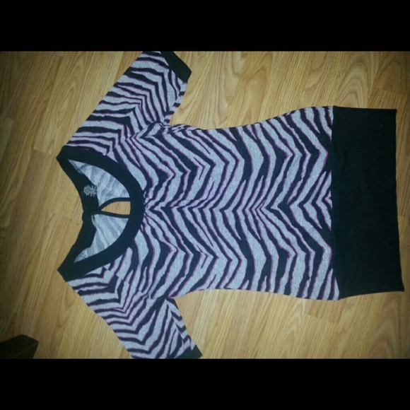 Rue21 zebra print shirt