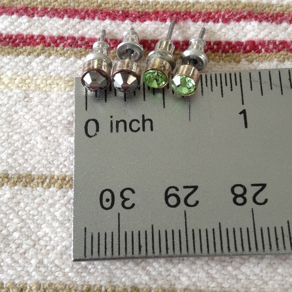 Black and Green Studs