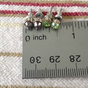 Black and Green Studs