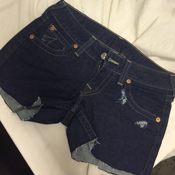 True Religion Cutoffs! Please read description!