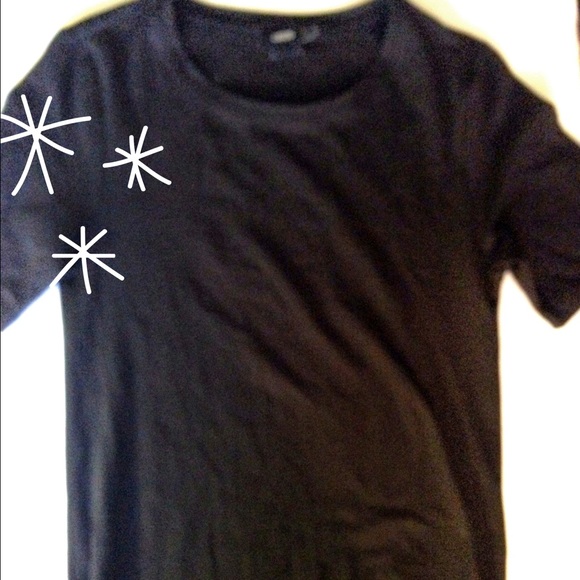 ASOS Black T-shirt Dress, size 4 - Picture 4 of 4
