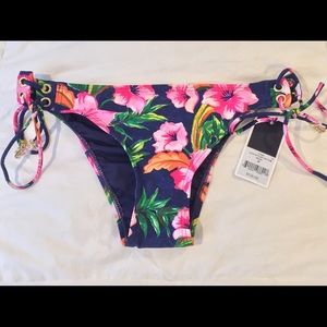 Juicy Floral Bikini Bottom - New With Tags -Size M