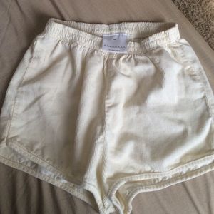 American Apparel Corduroy shorts.