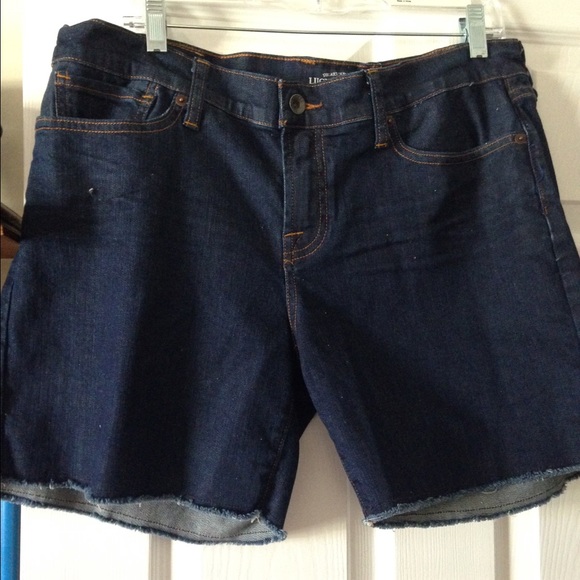 Denim cutoff shorts from Lucky Brand