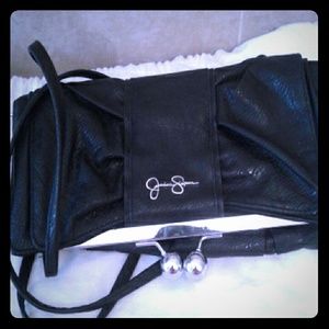 Cute , Black Jessica Simpson clutch!