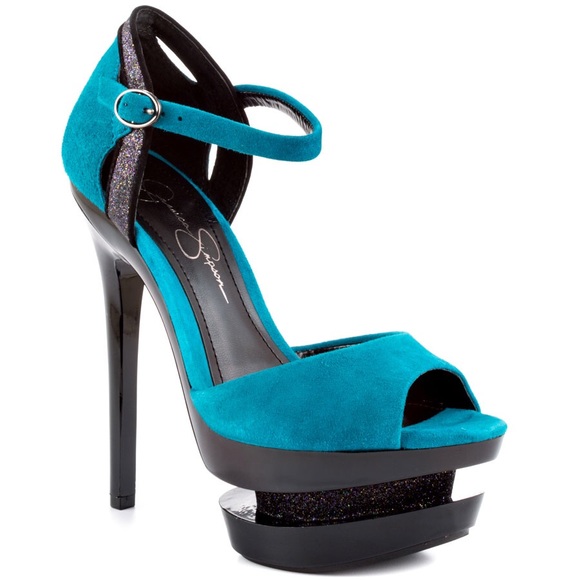 Teal blue Jessica Simpson