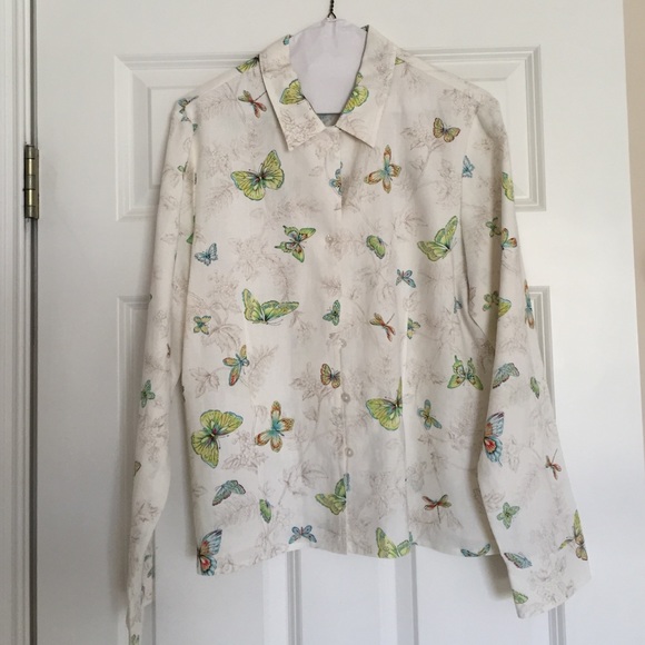 Talbots Linen Blouse