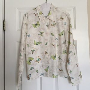 Talbots Linen Blouse