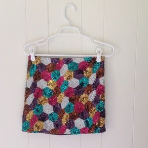 Sequin skirt