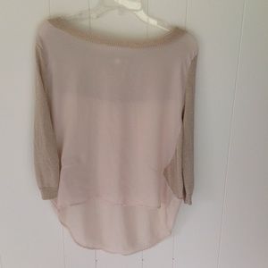 Dressy or casual quarter sleeve top