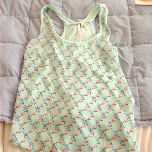 Lauren Conrad Bird Tank Top
