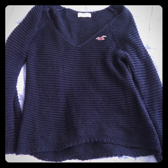 Hollister Navy Blue Sweater