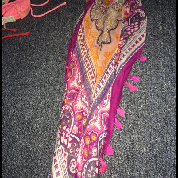 Boho infinity scarf