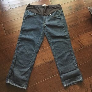 Paige maternity jeans Capri size 28 dark wash
