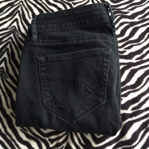 Black Ripped Skinny Jeans