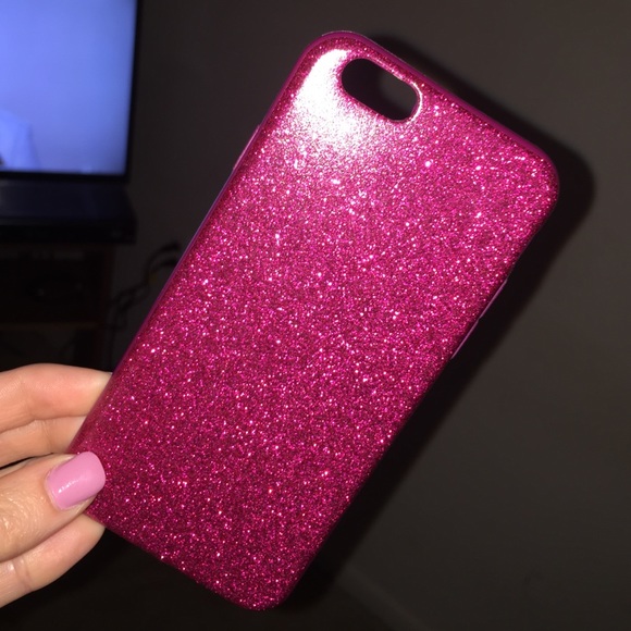 sparkly pink iPhone 6 case