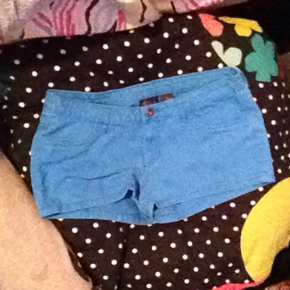 Blue city streets shorts