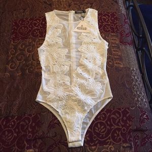 White Mesh BodySuit
