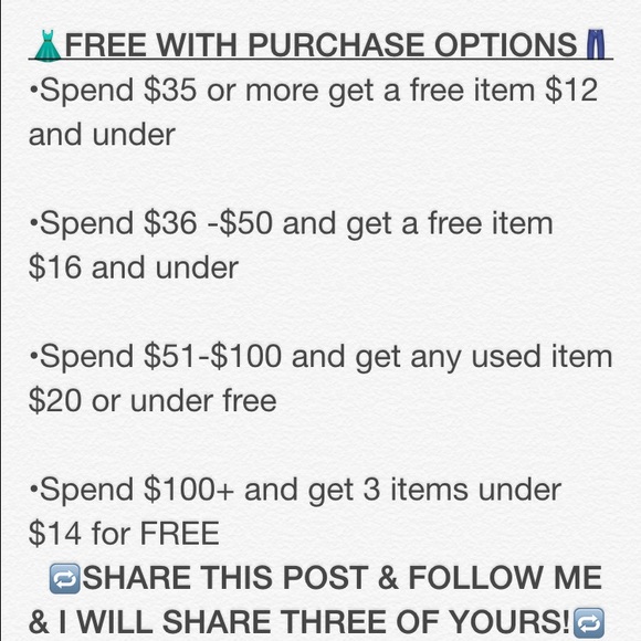 👗FREE WITH PURCHASE OPTIONS👖 - Picture 3 of 3