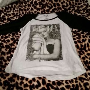 Marilyn Monroe baseball tee