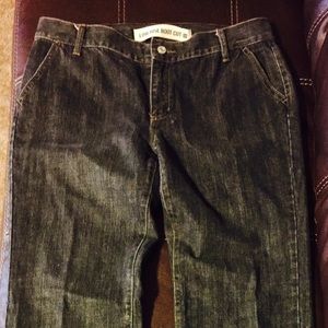 GAP Low Rise Boot Cut Dark Wash Size 12