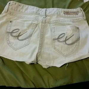 express denim shorts
