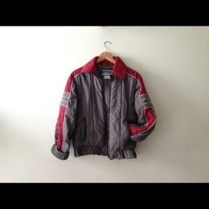 Sporty Grey & Red Jacket