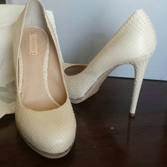 Reed Krakoff python  high heel pumps