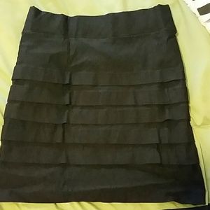 black skirt