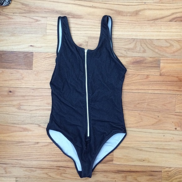 American Apparel Navy Bodysuit