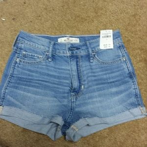 Hollister high waisted shorts