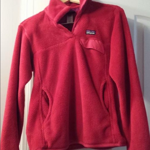 Magenta Patagonia Re-tool pullover