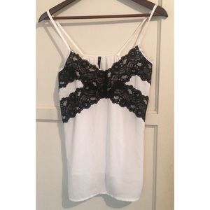 Lace Contrast Cami
