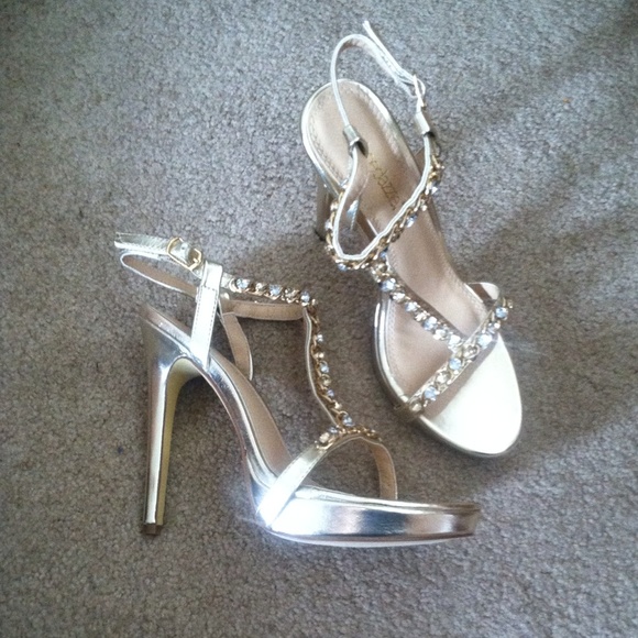 Gold heels