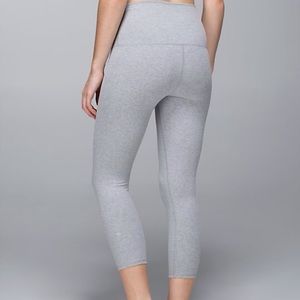 Lululemon Wunder Under cotton roll down crop