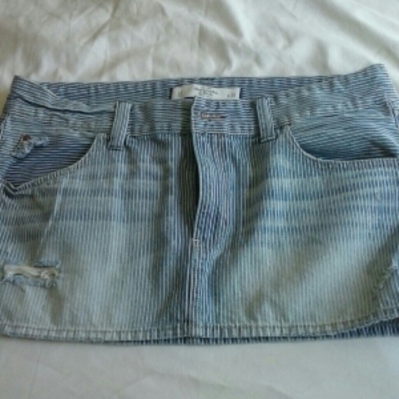 A&F Jean skirt