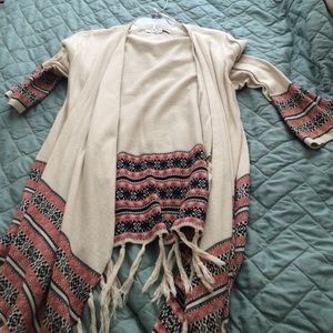Forever 21 fringe kimono
