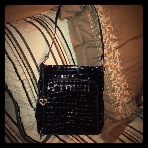 Black leather Brighton purse