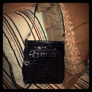 Black leather Brighton purse