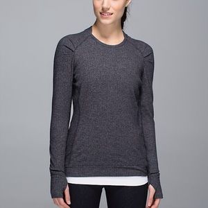 Lululemon long sleeve, dark grey