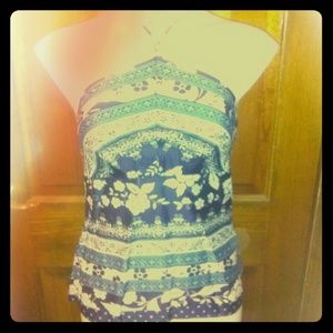 ann taylor petite 2 halter top