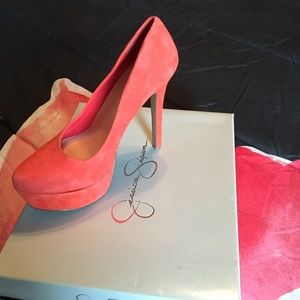 Orange Jessica Simpson Pumps! Never Worn!