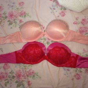 Strapless bra's Victoria's Secret! 20$ for both.
