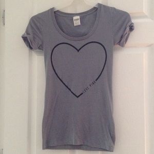 PINK rolled sleeved tee