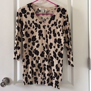 Leopard spring sweater